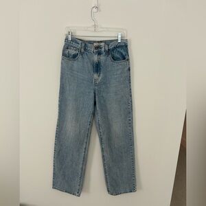Levi’s high waisted straight jeans